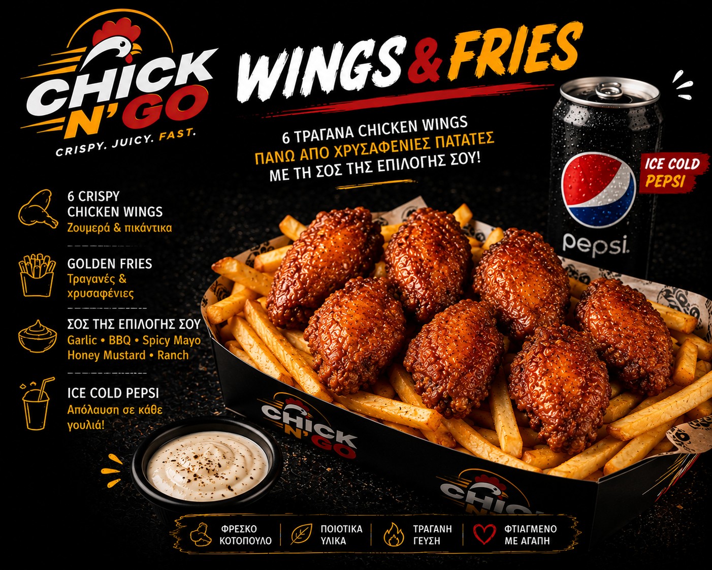 COMBO CHIKEN WING'S